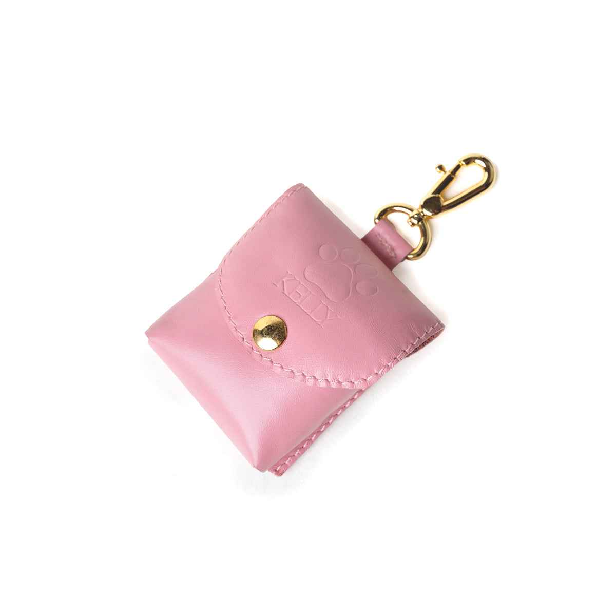 Porta Sacchetti Rosa Cipria - laterale